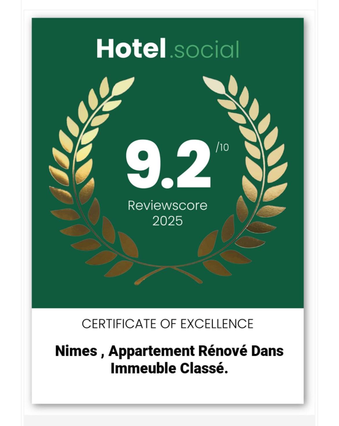 Nimes , Appartement Renove Dans Immeuble Classe. 외부 사진
